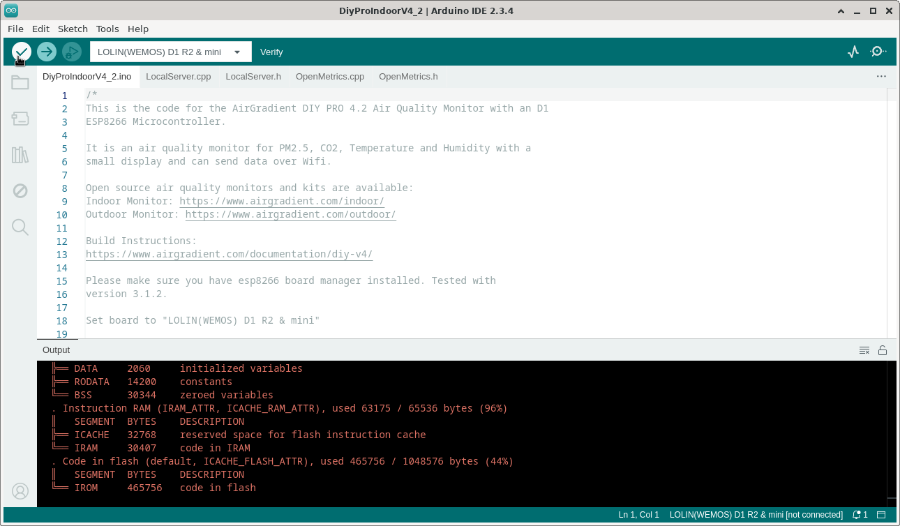 compiled esp8266