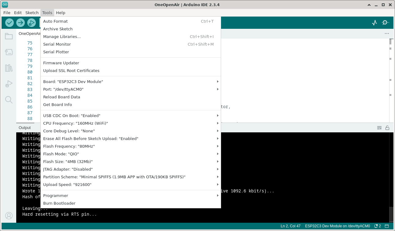 Compile Settings